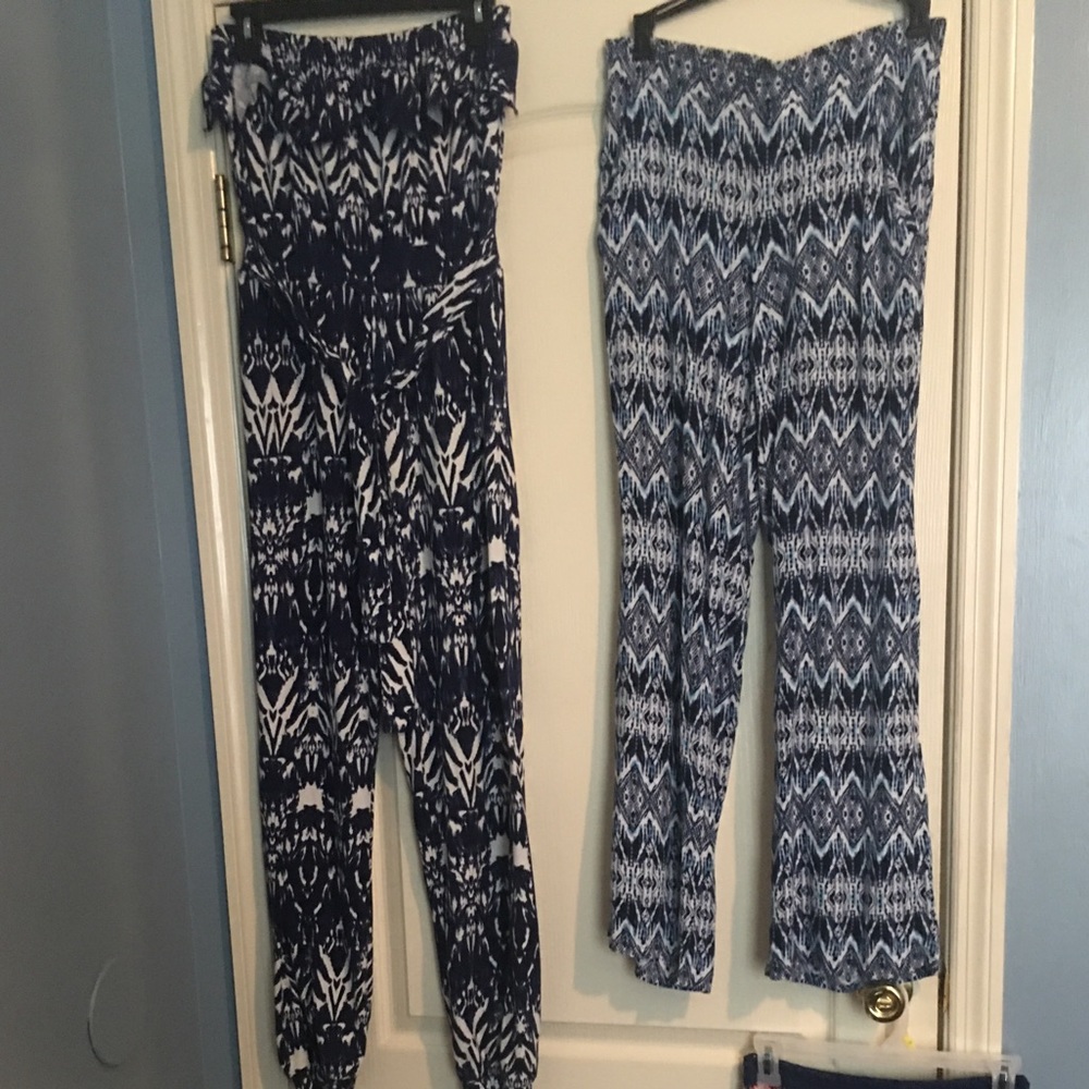 Romper & flare pants